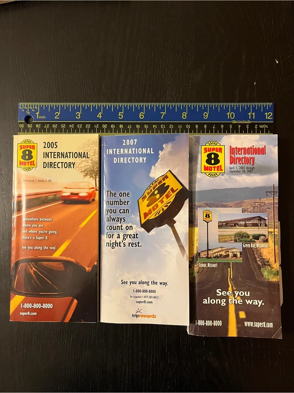 Vintage Super 8 Motel International Directory Travel Booklets Lot 2003 2005 2007